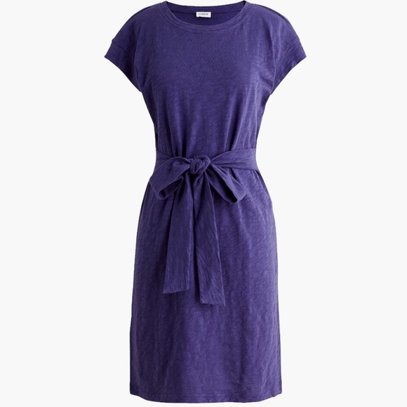 J.Crew Knit tie-waist mini dress - Picture 2 of 9